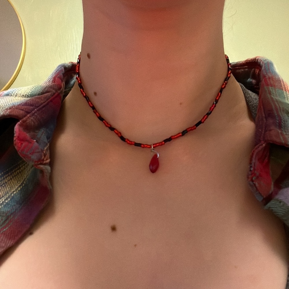 Handmade one of a kind necklace.